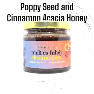 Poppy and cinnamon in acacia honey 230g